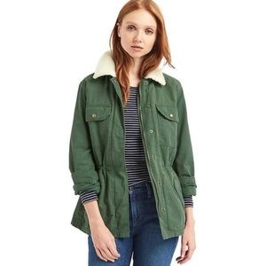 Gap Women Sherpa lined Utility Jacket